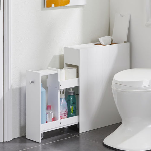 Bathroom Storage Cabinet with Pull-Out Drawer