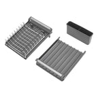 Expandable Dish Drying Rack with Utensil Caddy