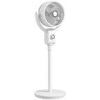Pedestal Air Circulator Fan with Spiral Front Grille
