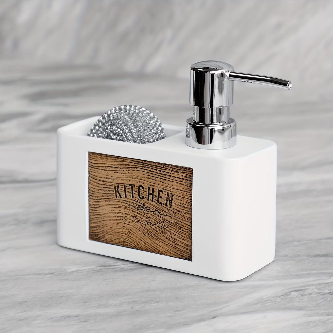 Soap Dispenser with Storage Compartment
