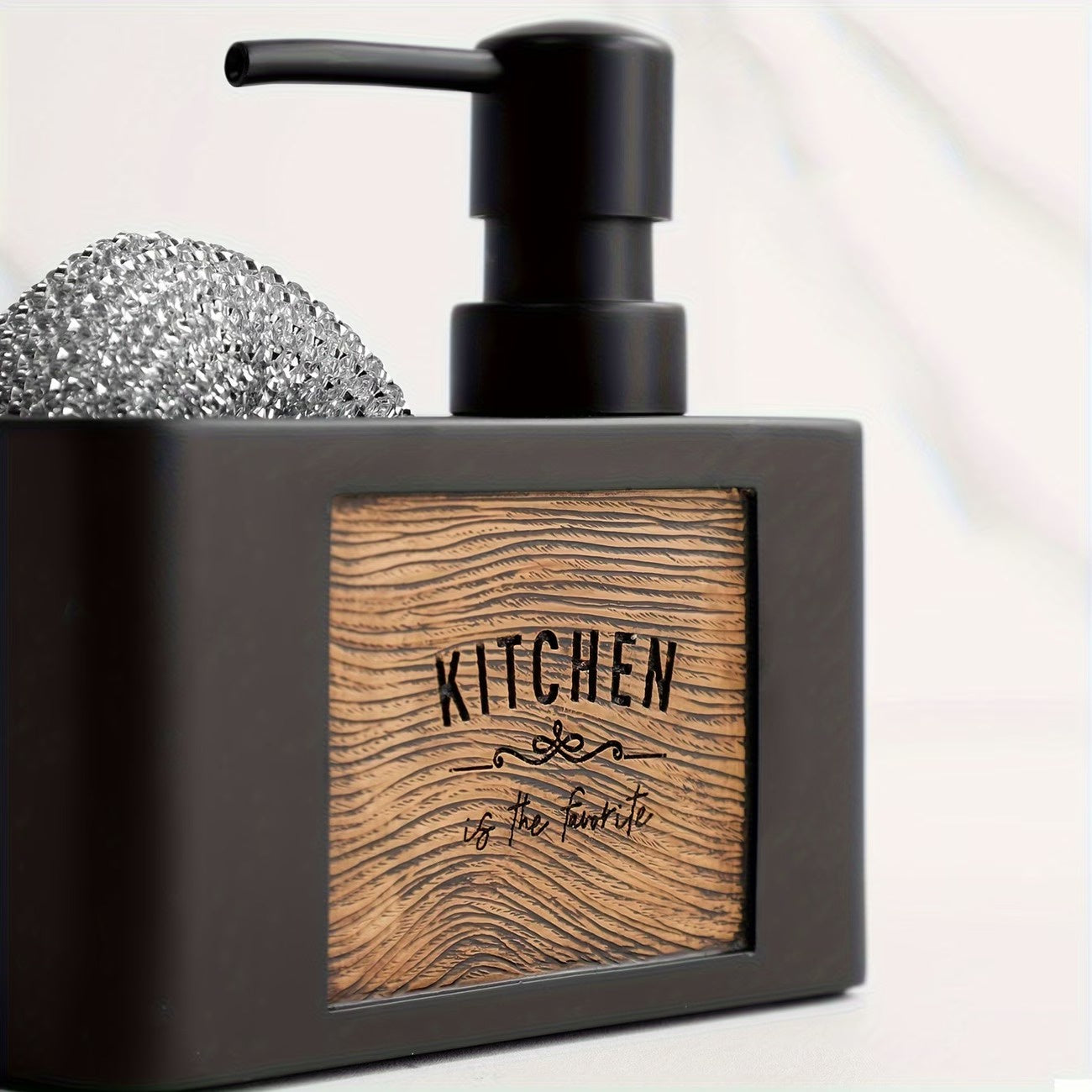 Soap Dispenser with Storage Compartment
