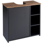 Under-Sink Storage Cabinet with U-Shaped Cutout