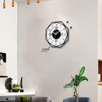 Wall Clock with Octagonal Frame